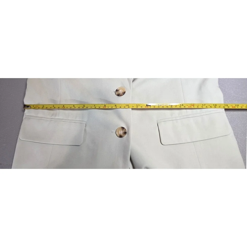 7 For All Mankind Womens S Light Green Belted Blazer Jacket‎ - Picture 9 of 15